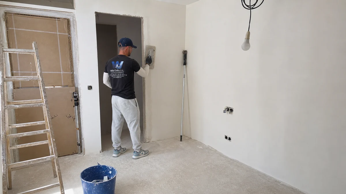 Preparación y acabados de reforma interior